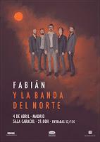 Concierto de Fabián y la banda del norte en Sala Caracol