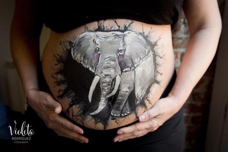 Bellypainting un gran regalo para una embarazada