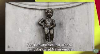 giphy ▷ Manneken Pis, El niño meón de Bruselas