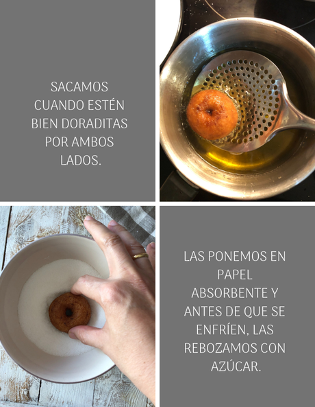 como preparar rosquillas de naranja
