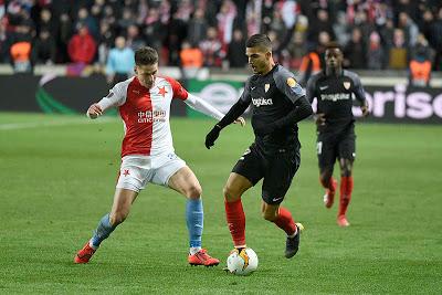 Crónica Slavia Praga 4 - Sevilla FC 3