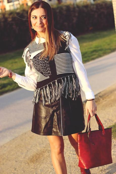 Como combinar una falda mini con cremallera Como combinar una falda mini con cremallera