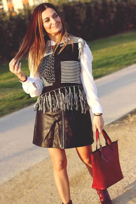 Como combinar una falda mini con cremallera Como combinar una falda mini con cremallera