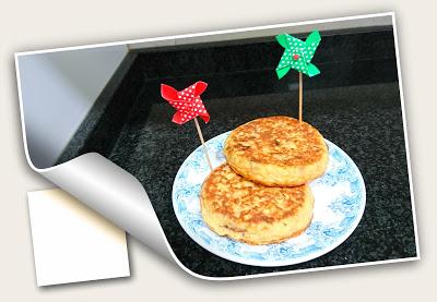 MINI TORTILLAS DE PATATA Y CEBOLLA CON BACALAO Y PIMIENTO