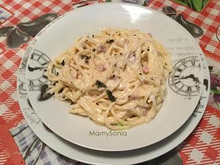 ESPAGUETTIS CON NATA Y QUESO EN OLLA GM