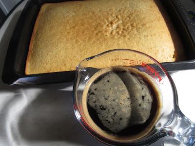Bizcocho y almíbar de café Borrachines de moka Thermomix