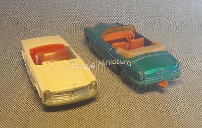 Dos convertibles de Matchbox