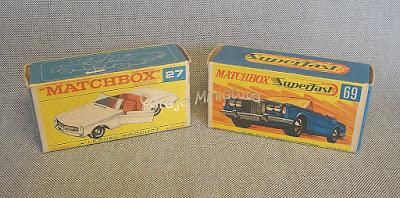 Dos convertibles de Matchbox