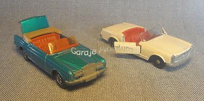 Dos convertibles de Matchbox
