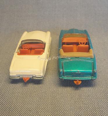 Dos convertibles de Matchbox