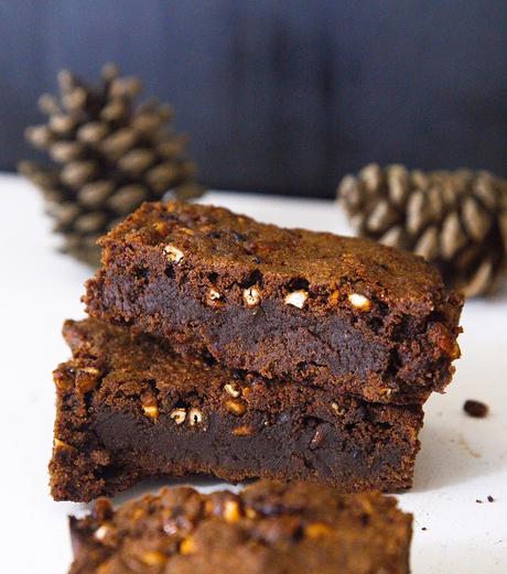 BROWNIE CON TRIGO INFLADO TOSTADO