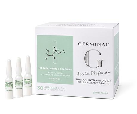 NUEVAS AMPOLLAS GERMINAL ACCIÓN PROFUNDA, ¡PARA PIELES MIXTAS Y GRASAS!