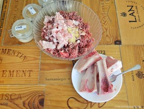 Hamburguesas de ternera y tuétano Hamburguesas de ternera y tuétano