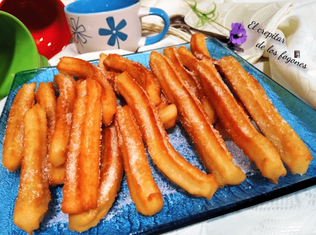 CHURROS CASEROS (fáciles y deliciosos)