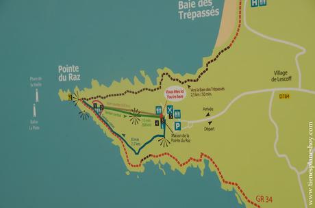 Senderos Punta de Raz Pointe du Raz viaje Bretaña trekking