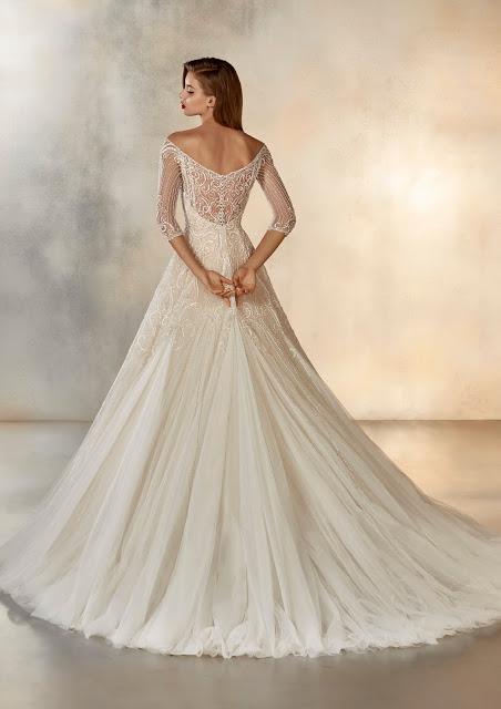 El brillo de la luz de las estrellas inspira la nueva colección de Atelier Pronovias 2020