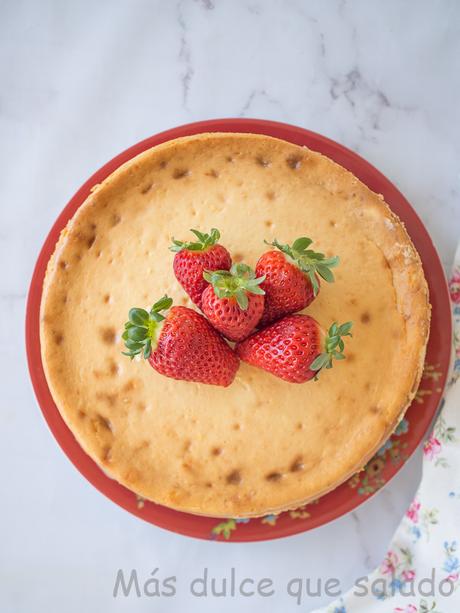 Tarta de queso y chocolate blanco Tarta de queso y chocolate blanco