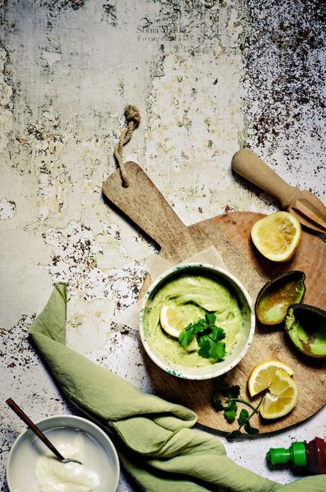 Salsa vegana para chuparse los dedos… Salsa vegana diosa verde