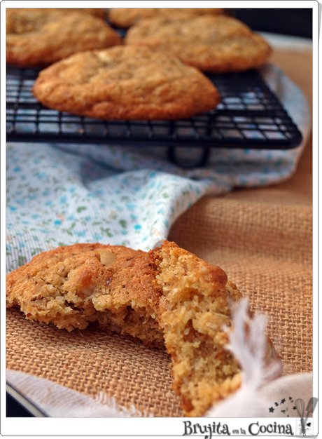 Galletas de coco, lino y macadamia