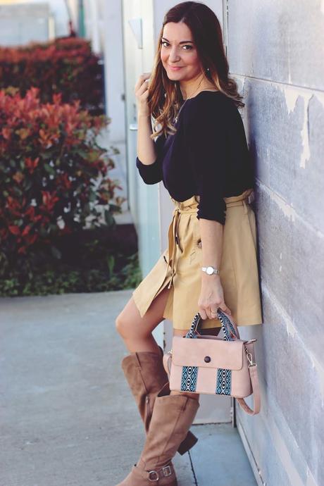 Cómo combinar una falda gabardina Cómo combinar una falda gabardina