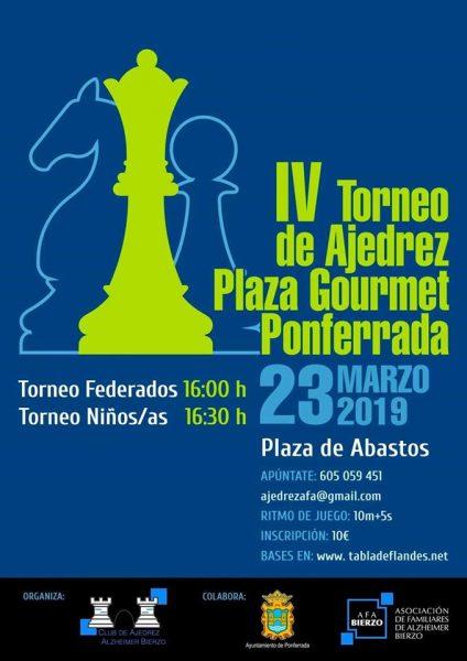 Plaza Gourmet organiza este sábado la 4ª edición del Torneo de Ajedrez