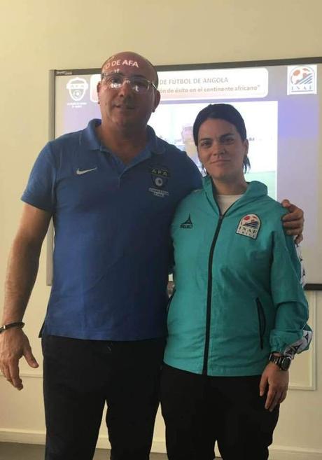 Presentación del proyecto Escuela de Fútbol Base AFA Angola en Chile