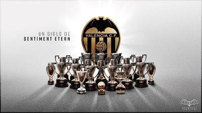 18 de març de 2009: huí el Valencia CF complix 100 anys.