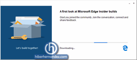 El instalador web de Microsoft Edge (Chromium) se ha filtrado