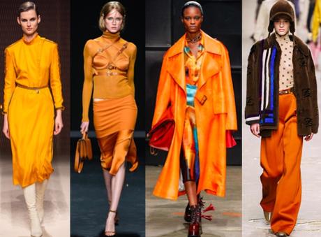 colores de moda otono invierno 2019 2020 naranja