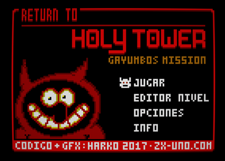 Descarga Return to Holy Tower, un divertido juego de puzle para ZX-UNO