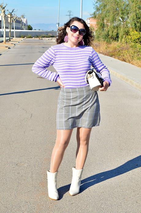 Cómo combinar un jersey lila Cómo combinar un jersey lila