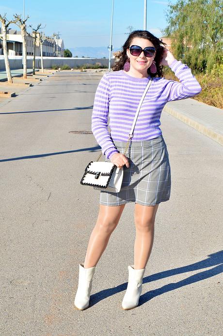 Cómo combinar un jersey lila Cómo combinar un jersey lila