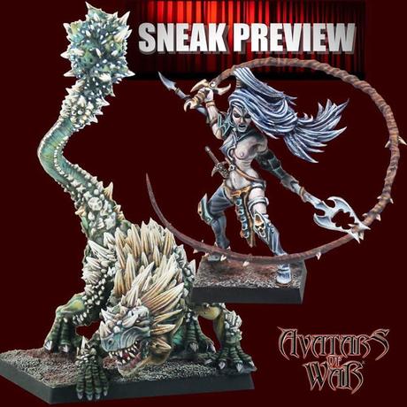 Sneak Preview de AoW: Elfa con largarto Sneak Preview de AoW: Elfa con largarto