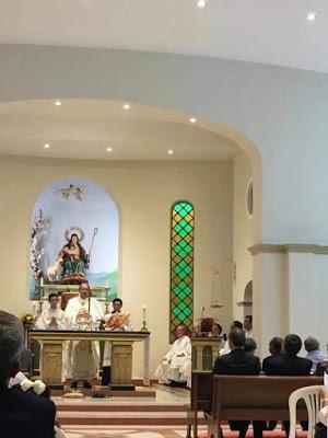 CONSAGRACIÓN Y BENDICIÓN DEL ORATORIO DE LA DIVINA PASTORA DE CANTILLANA EN BUCARAMANGA (COLOMBIA)