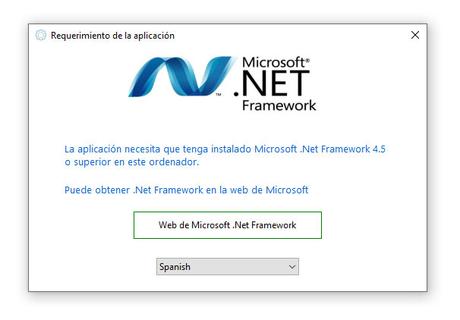 Requerimiento .net framework