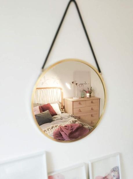 My nordic style: Mi dormitorio gris, rosa y burdeos