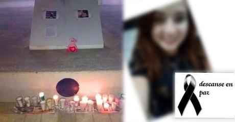 Levantan altar en honor de universitaria asesinada