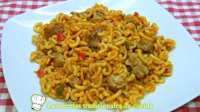 Receta fácil y rápida de fideuá de solomillo Ibérico