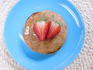 Tortitas veganas de avena y plátano Tortitas veganas de avena y plátano