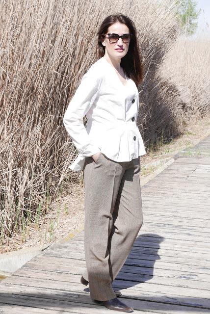 Blusa blanca Patrones