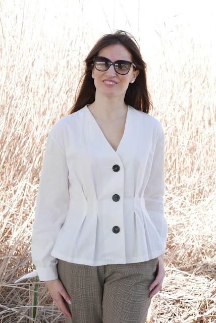 Blusa blanca Patrones