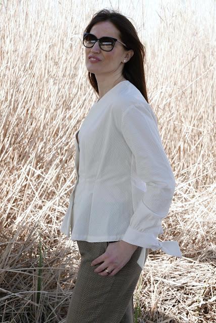 Blusa blanca Patrones