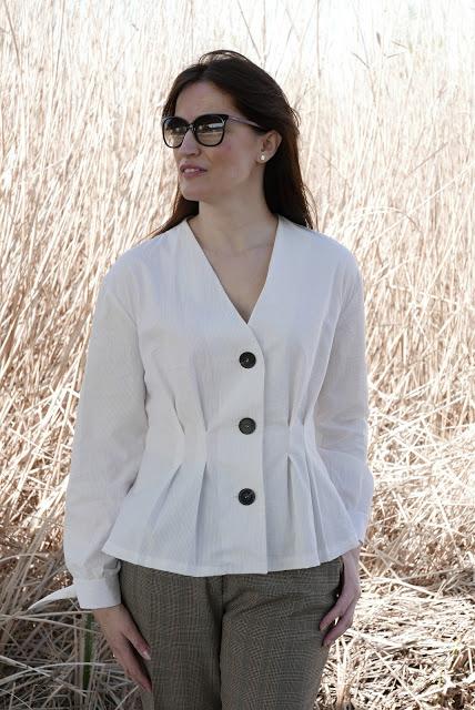 Blusa blanca Patrones