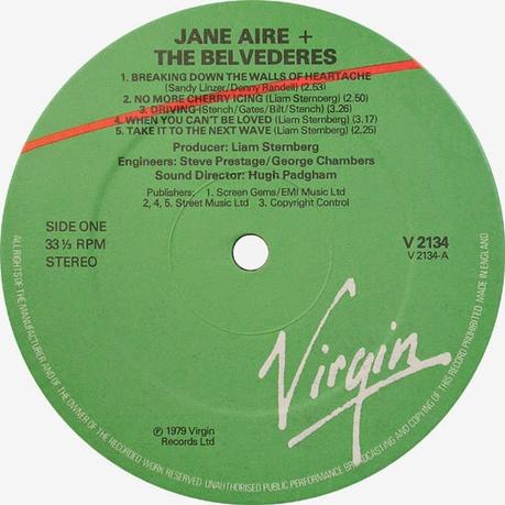 Jane Aire and the Belvederes -S.T 1980