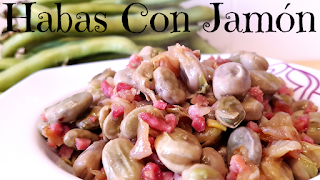 Habas con jamón,el plato estrella de la cocina Granadina