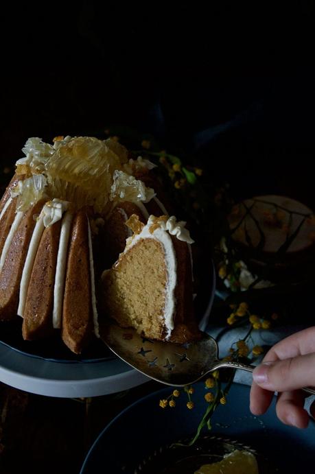 Honeycomb Cereal Bundt Cake #BundtBakers