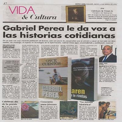 Gabriel Perea le da voz a las historias cotidianas