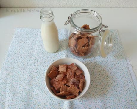 Cereales de almendra y canela sin gluten