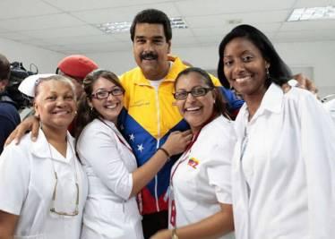 Rechaza presidente de Venezuela difamación contra médicos cubanos