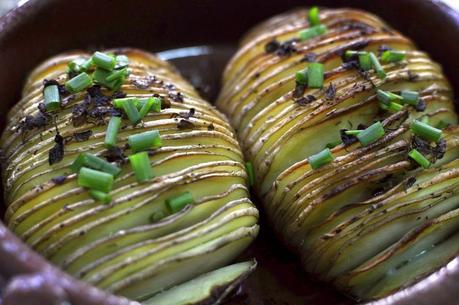 Patatas Hasselback (receta de Suecia)